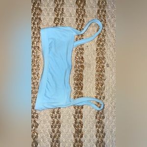 blue rectangle bikini top
